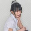 cozy stripe scrunchie brown