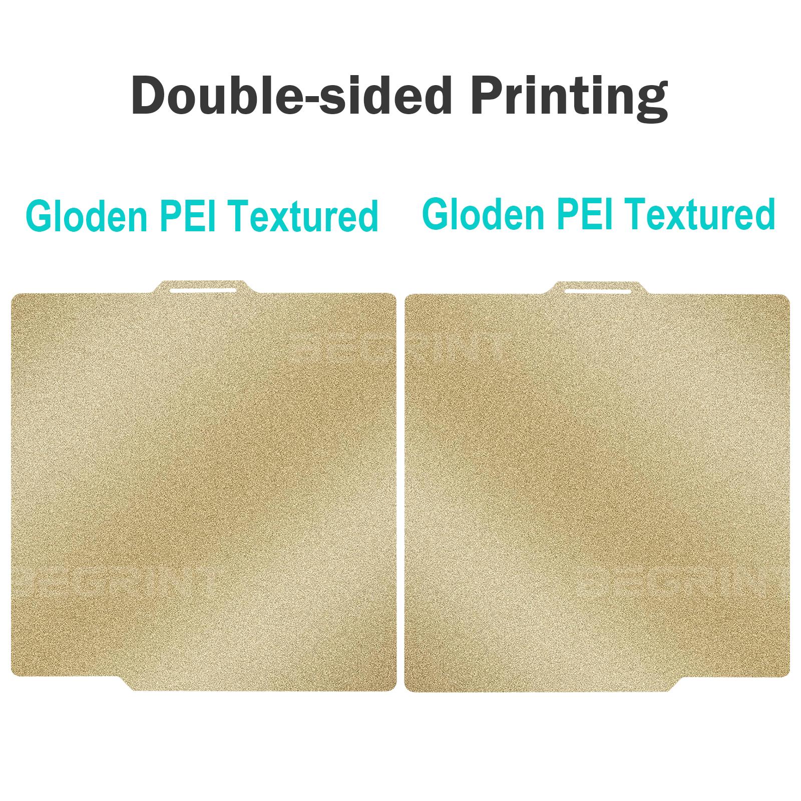 For Bambu Lab P2S Build Plate Textured PEI Bed Thicken Double Sided PEI Spring Steel Sheet for Bambu Lab P2S Buildplate 3D Print 1PCS