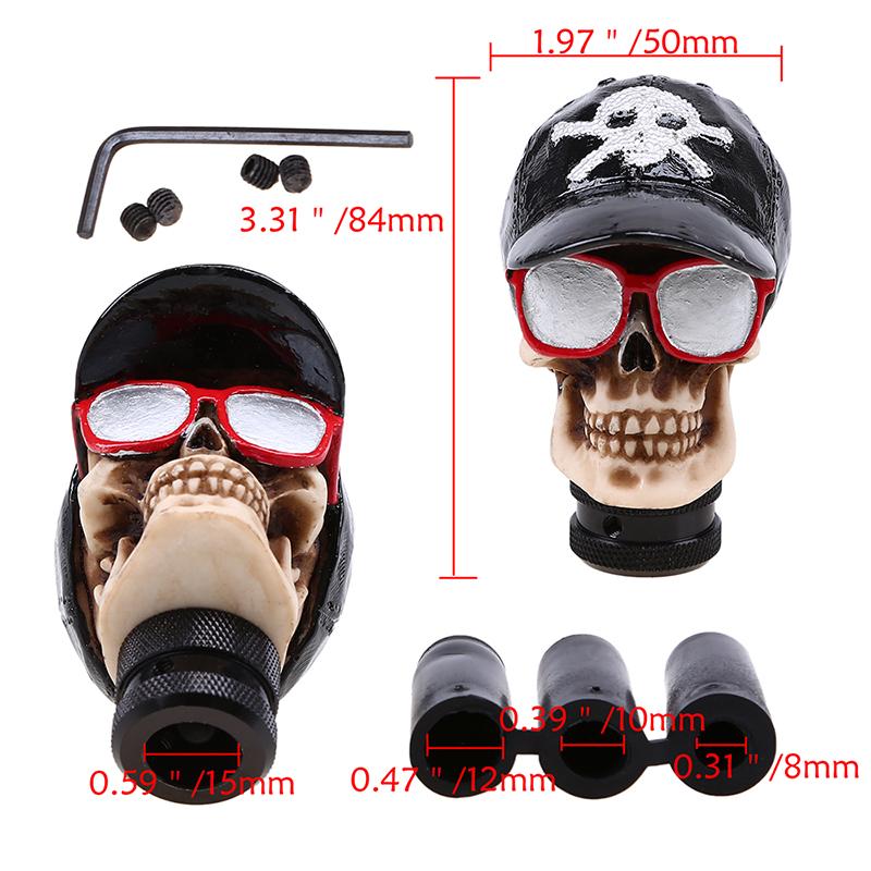 Universal Manual Baseball Cap K Type Car Gear Shift Knob Auto Shifter Lever Handlel Head