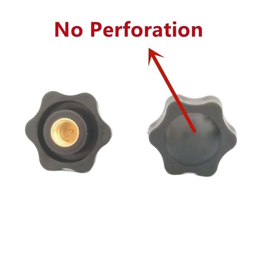 10Pcs Durable M4 M5 M6 M8 M10 M12 Hand Tighten Nuts Handle Thread Black Plum Nuts Mechanical Clamping Knob