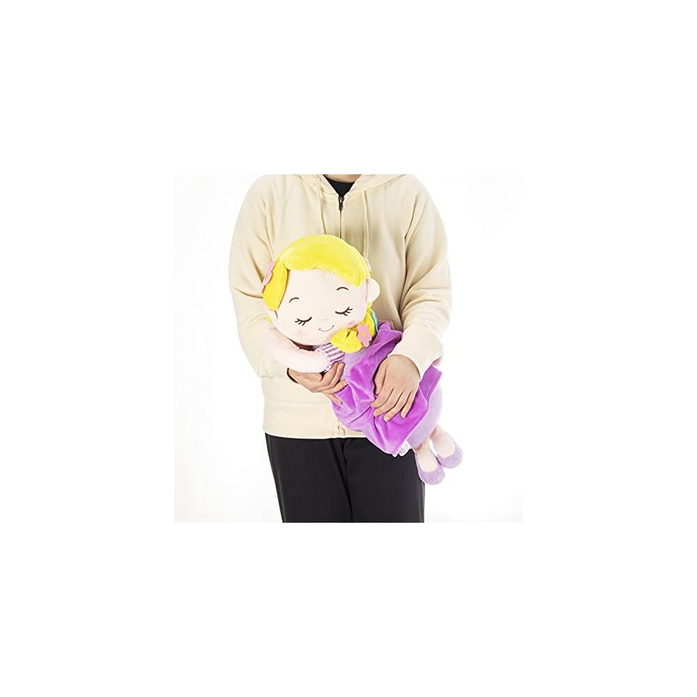 MORIPiLO Disney Rapunzel Hugging Pillow [Soft to the Skin] Plush Toy Hugging Pillow Large Cushion
