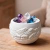 Carved Landscape Animal House Silicone Vase Mold Diy Candle Cup Plaster Storage Jar Home Decoration