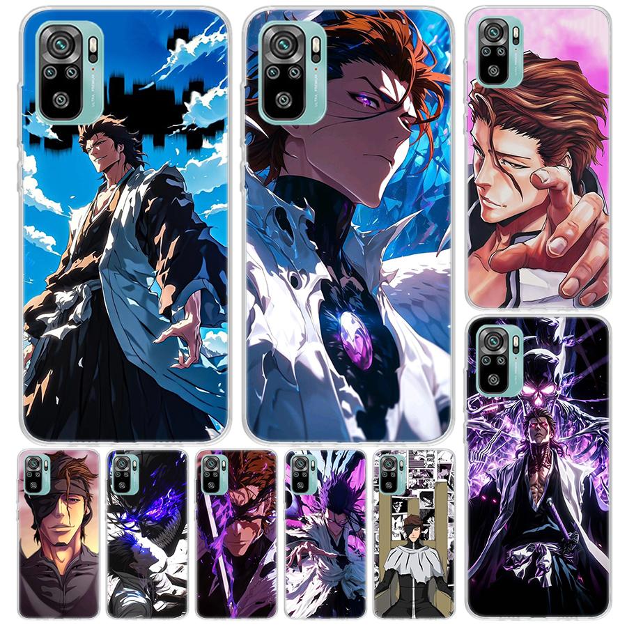 Aizen Sousuke Bleach Cover For Xiaomi Redmi Note 14 13 12S 12 11 Pro Plus Phone Case 11S 10S 10 11E 11T + 9S 9 Print Coque