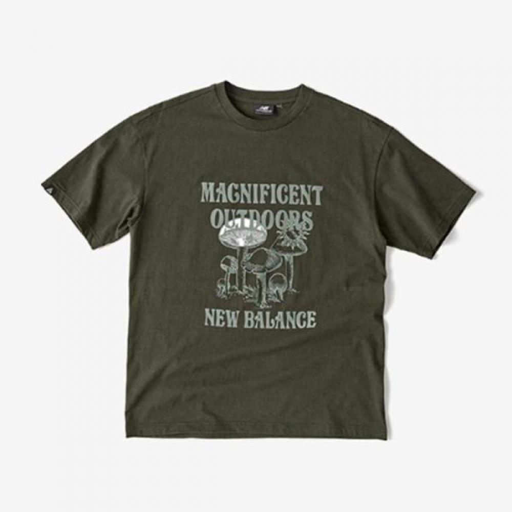 

New Balance ShorT Sleeve Uni Organic CoTTon T shirT Nbnec29123 58 100(L)
