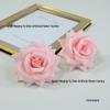 Ethnic Velvet Rose U-shaped Hairpin - Medium Size