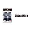 Zebra Sarasa Clip Gel Pen, 0.5mm, Black (P-JJ15-BK10) + Gel Pen Refills, JK-05, Black (B-RJK-BK), 10 Each