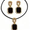 Elegant Metal Necklace & Earring Set: Light Luxury Autumn/Winter Collection