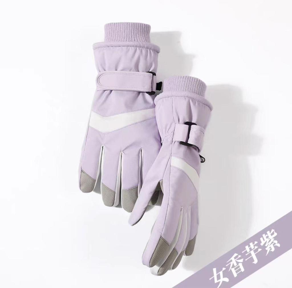 Unisex Ski Gloves: Warm, Waterproof, Fleece-Lined for Outdoor Snow Play, Cold Protection, Travel, Japanese Style, Cycling.