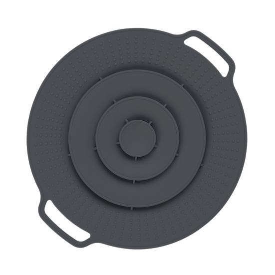Silicone Spill-proof Stopper Lid Heat Resistant Anti-splash Lid Kitchen Gas Cooktop Protect Utensil Boil Guard Reusable Pot Cover