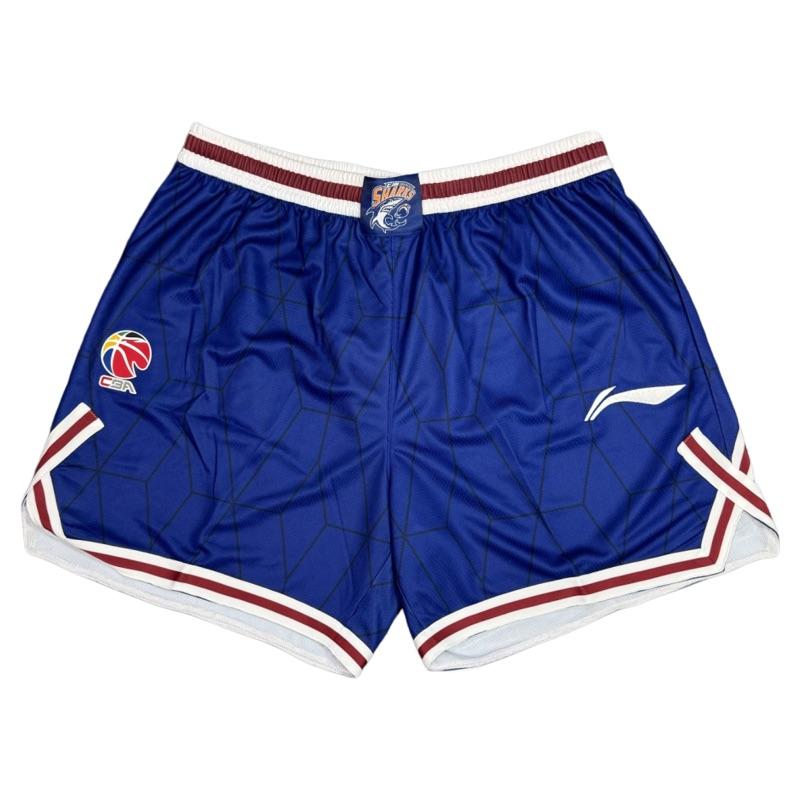 

Li Ning Спортивные Повседневные Простые Цветные Блоки С Принтом Полосатые Удобные Универсальные Баскетбольные Шорты Мужские шорты AAPU575-1 M