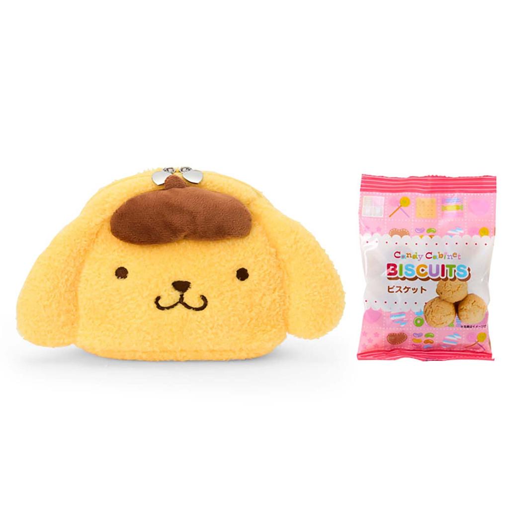 Sanrio Pompompurin Süßigkeiten Weihnachten 248622 & Gesichtsförmiges Täschchen, Geschenk,