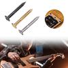 10Pcs Stainless Steel Electric Guitar Pickup Mounting Frame Screw Guitar Humbucker Pickup Rings Mounting Screws