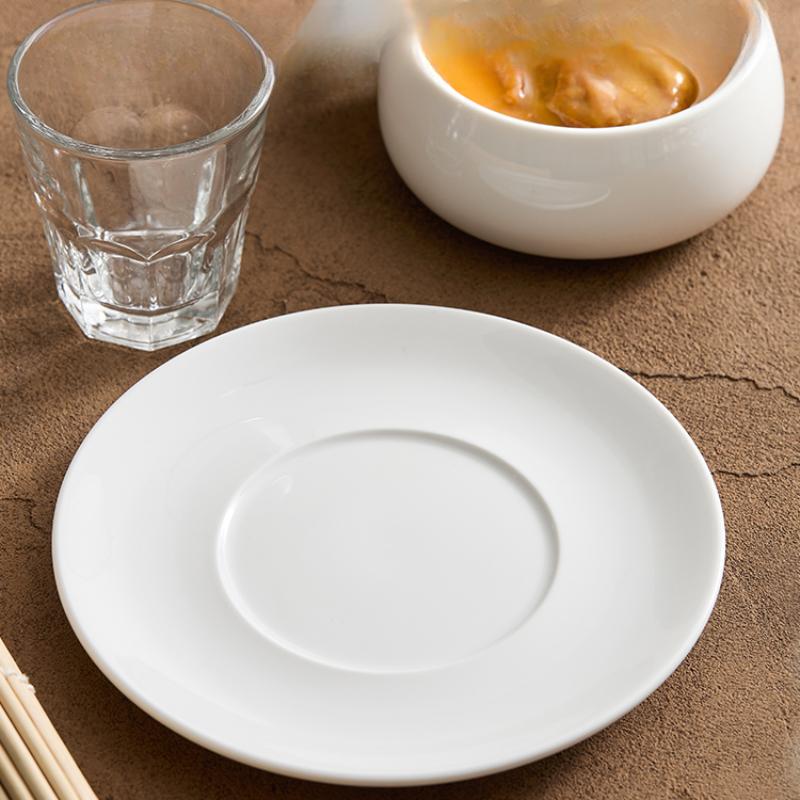Ceramic Stewing Soup Cup with Cover Dish for Restaurant Tableware in High-class el Bird's Nest Seafood Cup Single Soup Pot