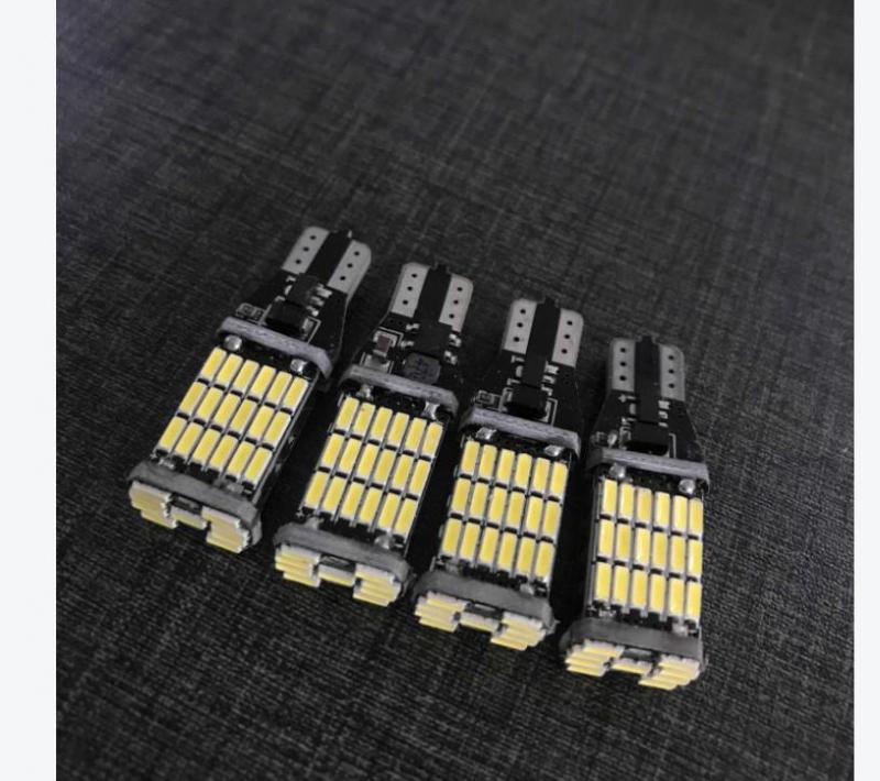 1~4PCS 2x Canbus T15 W16W LED Bulbs Reverse Lights 4014SMD Car LED Back Up Rear Lamp For 5 Series E60 E61 F10 F11 F07 Mini