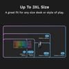 Glorious Mouse Pad 2 GLED XXL Black RGB Lighting Cloth Gaming Mouse Pad X MS0774 (915 460mm) GLO-MP2-GLED-XXL-B