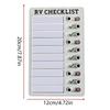 50Sheerts Replaceable Checklist Memo Board Refill Sheet Unlined 6.77x2.75Inch