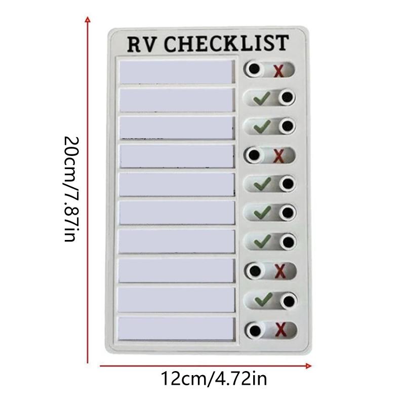 50Sheerts Replaceable Checklist Memo Board Refill Sheet Unlined 6.77x2.75Inch
