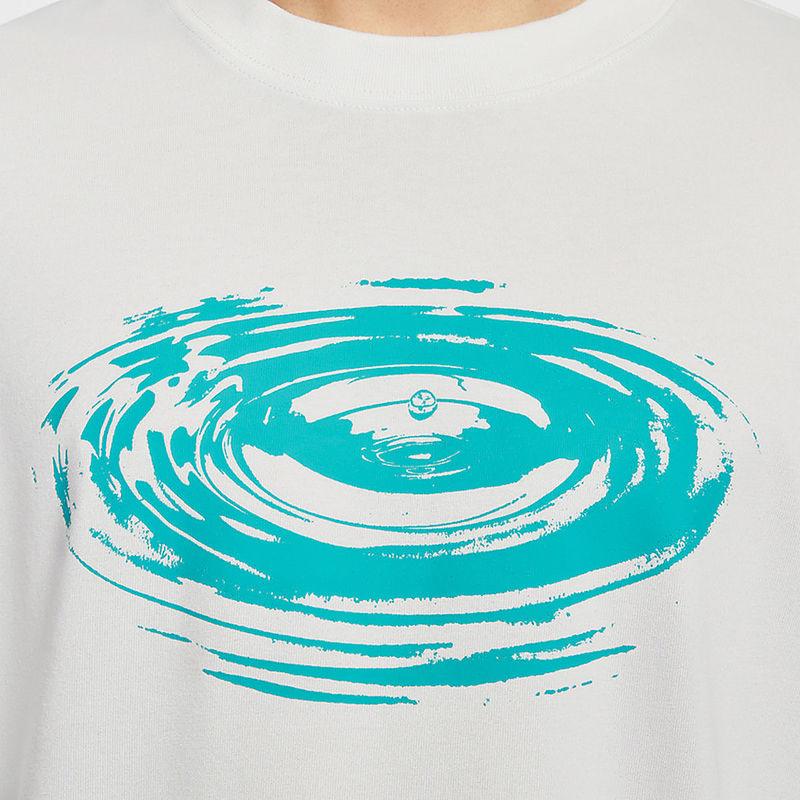 Nike Logo Print Casual Ribbed Crew Neck Comfortable Long Sleeve T-Shirt Men Tops White FV3487-121