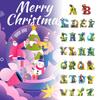 Colorful Acrylic Alphabet Letters Car Hanging Ornament For Christmas Home Decoration