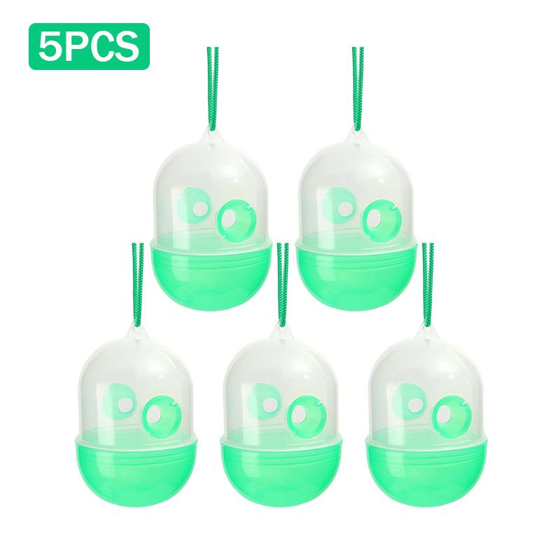 10/1 ud. Trampas Reutilizables para Moscas Avispas Insectos con Cuerda Colgantes para Exteriores Matamoscas Atrapador de Avispas Asiáticas Trampa de Insectos para Huertos Control de Plagas