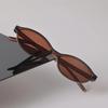 Cat Eye Sunglasses Women Men Vintage Stylish Mirror Minimalist Lens Sun Glasses Female Male Cool Personality