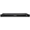 Qoltec Solidny Stalowy Organizer Kabli Do Szaf RACK 19" | 24 Porty | 1U