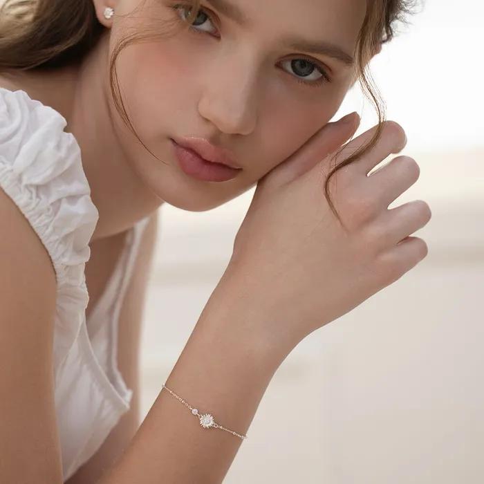 (Silver 925) Daisy Dazzle Bracelet BR2194