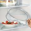 Stackable Food Insulation Cover High-temperature Resistant Splash Microwave Oven Cover Dust Proof Transparent Dishes Lid