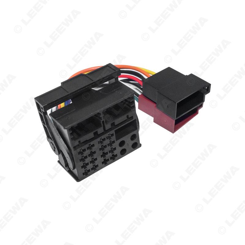 Ford 2003+ Audio Adapter: ISO Double-Head Plug, Power Speaker Wire for Modification