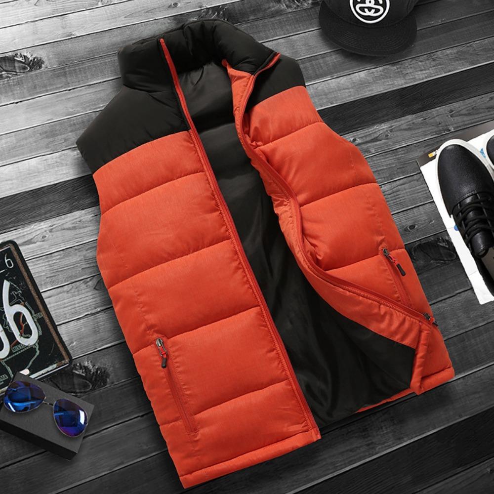 

Men s Warm Thickened Vest Jacket - Casual Down Cotton Waistcoat for Middle-Aged and Elderly Dads XXXXXL