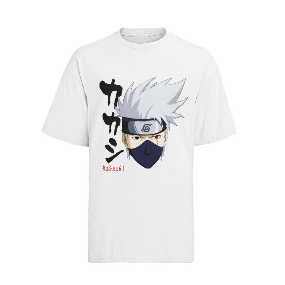 

Naruto Shirt Sharingan Kakashi Hatake Akatsuki Anime Herren Baumwolle 2XL