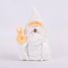 Retro White Beards Gnomes Statues Resin Crafts Waterproof Faceless Gnome Figurine Funny Handmade Bearded Dwarf Garden Sculpture