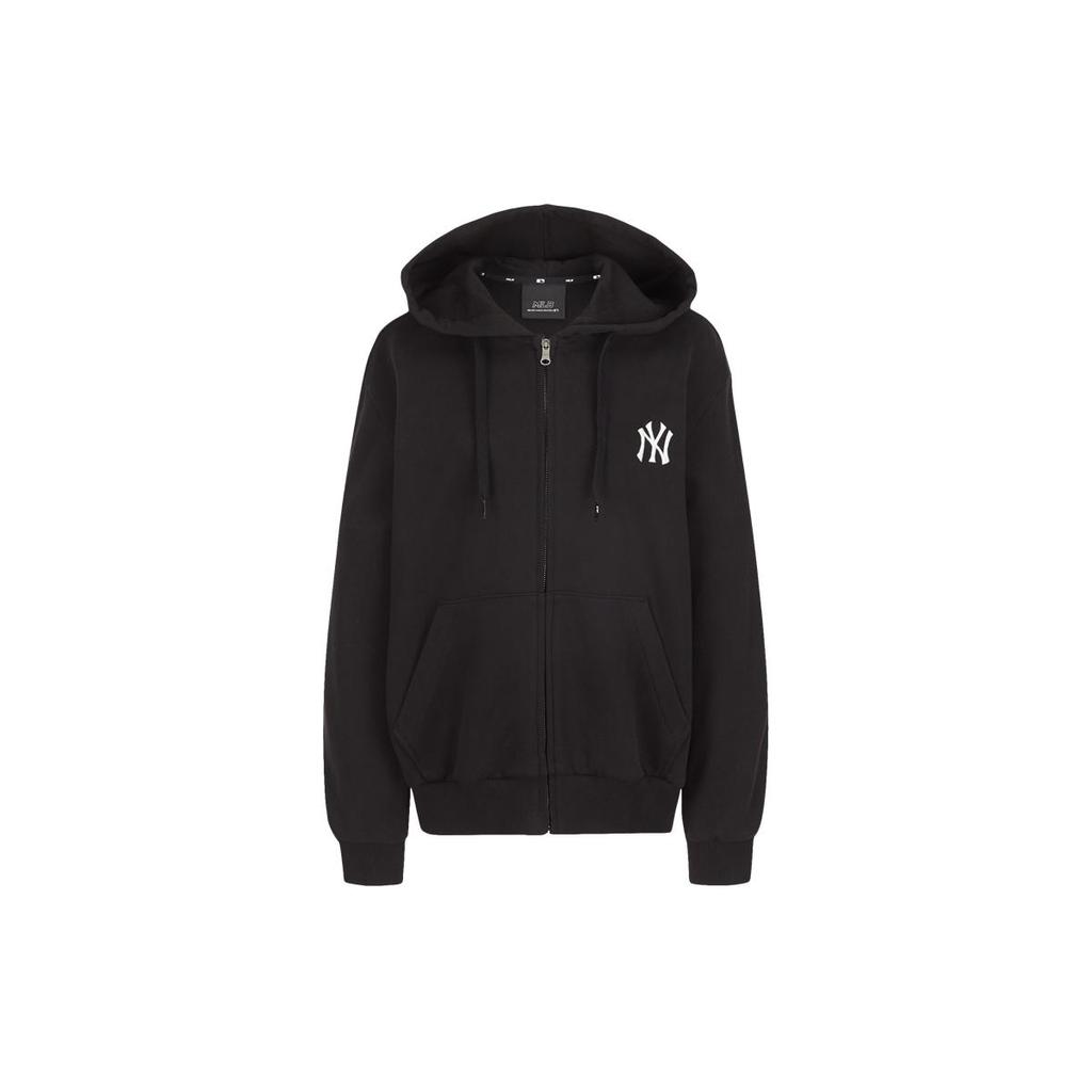 MLB X Disney MLB X Disney Felpe Unisex con Cappuccio Nere Cardigan Moderato 31TRK1031-50L