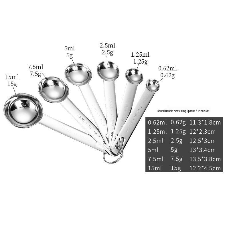 Stainless Steel Measuring Cups and Spoons Set for Baking and Cooking