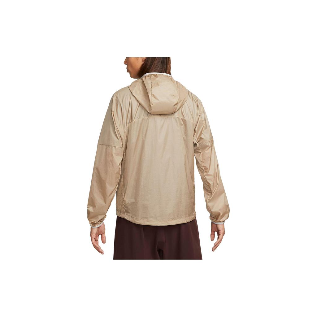 Nike Větrovka Cinder Cone s kapucí Vodotěsná bunda Pánské bundy Khaki DB0979-247