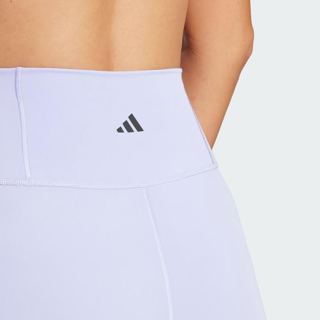 Adidas Hiit Aeroready All Me 5-Inch Comfortable Fashion High-Waisted Solid Color Sports Shorts Women Shorts Purple JI8349