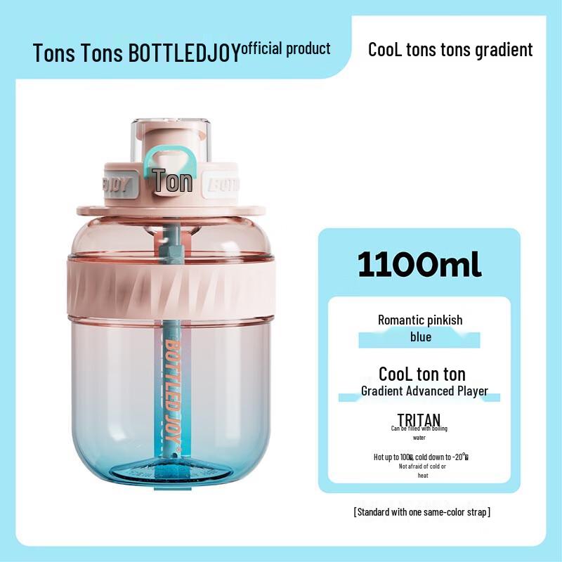 BOTTLED JOY 1.1L Cool Tonton Tritan Water Bottle