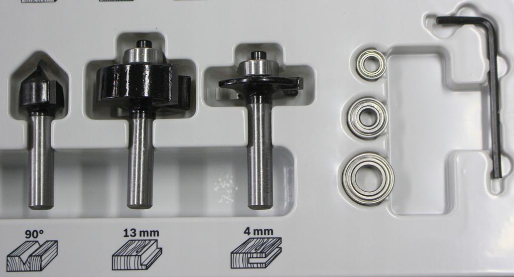 Milling Cutter Set 30 Pcs. 8mm Handle