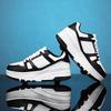 29-40 Bambini Smontaggio Quattro Ruote Scarpe Piatti Scarpe da Fuga / Scarpe da Pattinaggio a Rotelle con Ruote per Donna