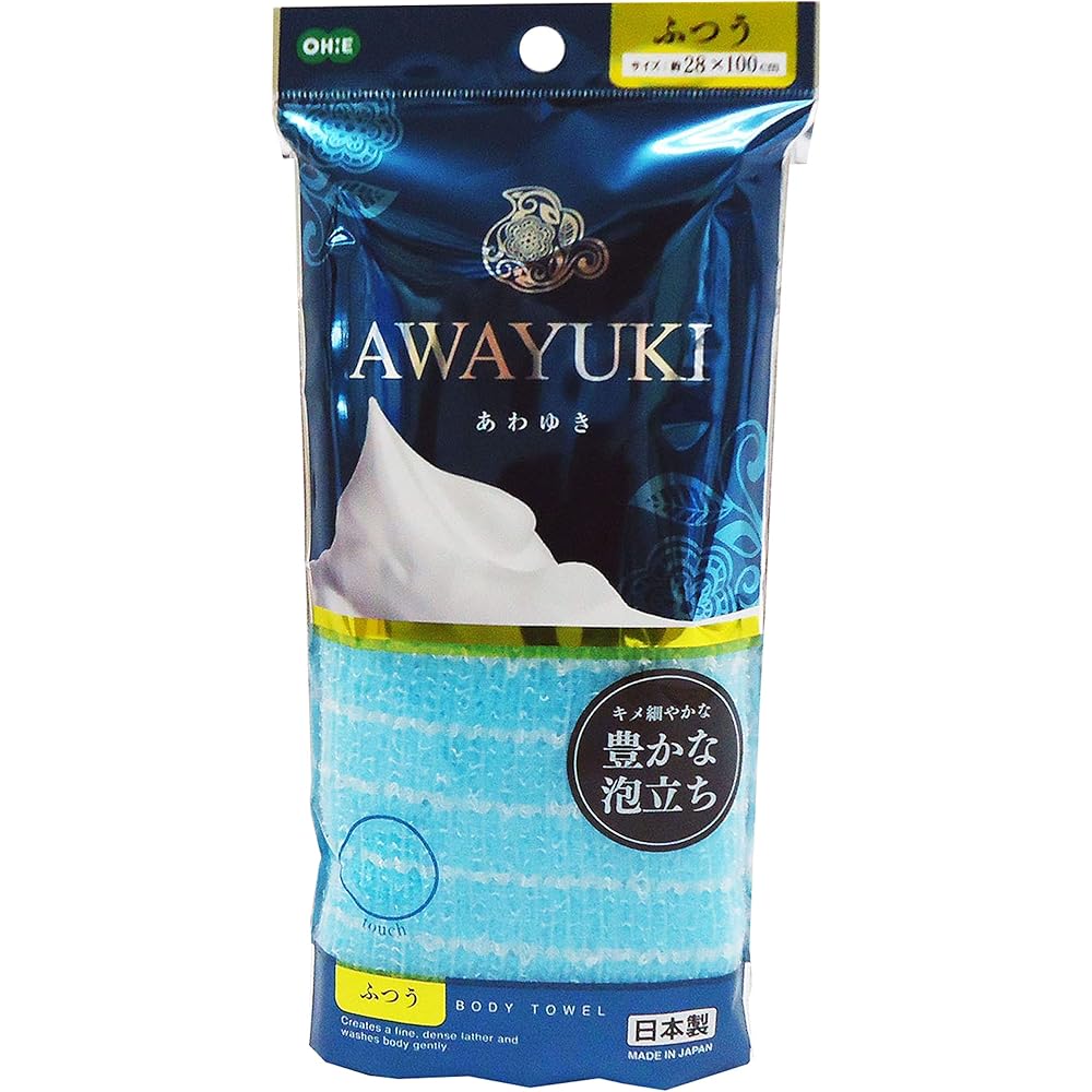 

Oe Body Towel Regular Blue 28x100cm Rich Lather Japanese Made Bath Towel
