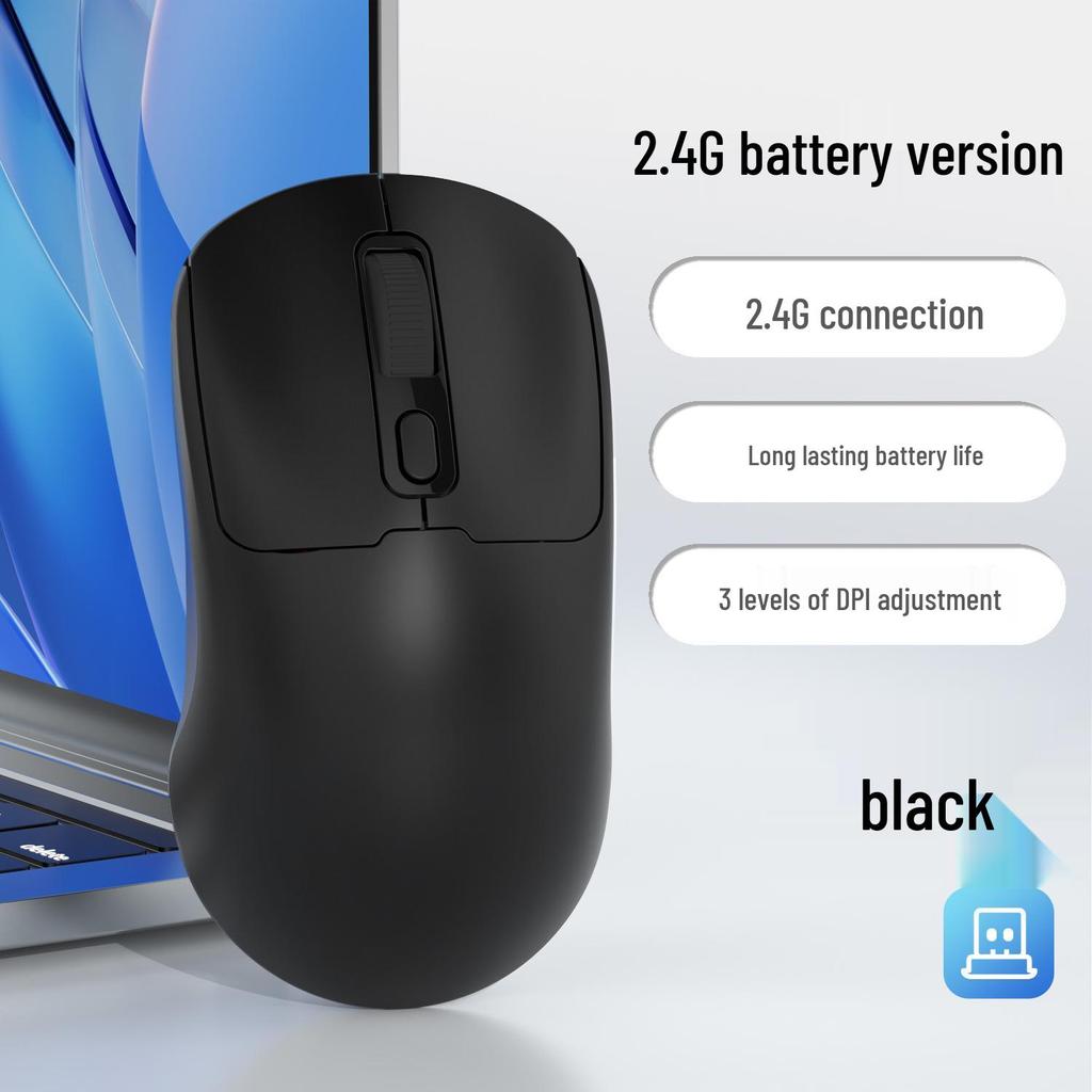 Wireless Type-C Rechargeable Silent Dual-Mode Gaming & Office Mouse