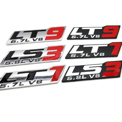 Modificação de carro 5.7L 6.7L 6.8L Adesivos de carro LT1 LT9 LS3 Padrão de deslocamento de carro Padrão de cauda de carro Adequado para HEMI