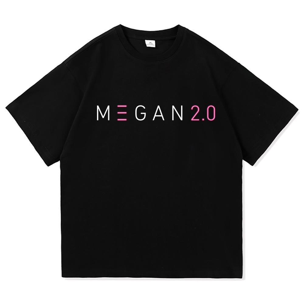 Horrorfilm M3GAN 2.0 T-Shirt 2025 Mode Halloween Retro Herren-/Damenbekleidung Vintage Harajuku Hochwertige Oberteile Baumwoll-T-Shirts