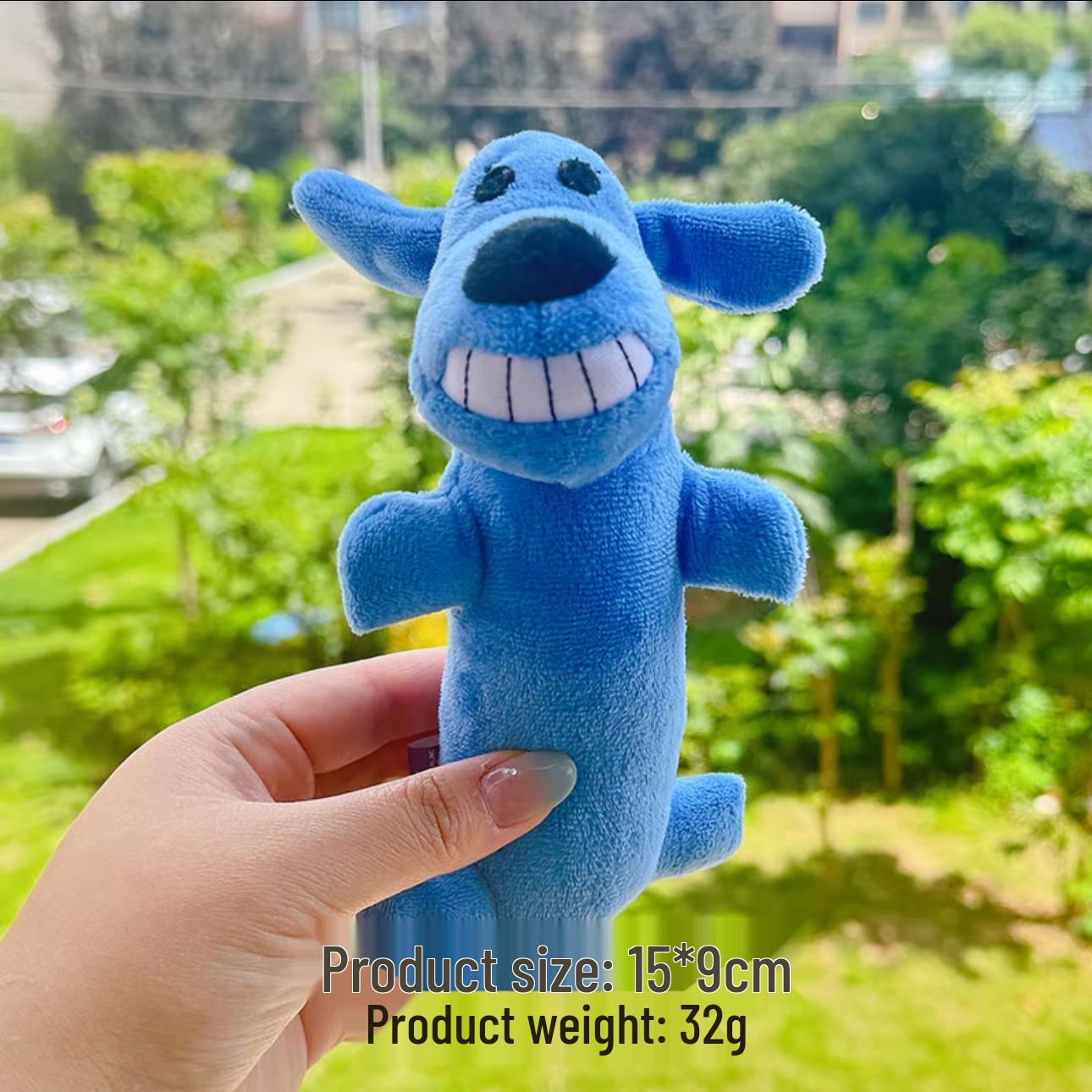 Plush Bichon Frise Puppy Teething and Sound Toy for Boredom Relief