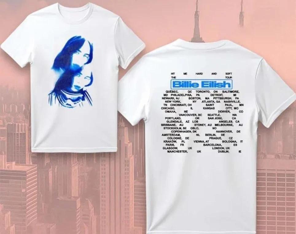 Billie Eilish HMHAS Tour 2025 New Two Sided Shirt M
