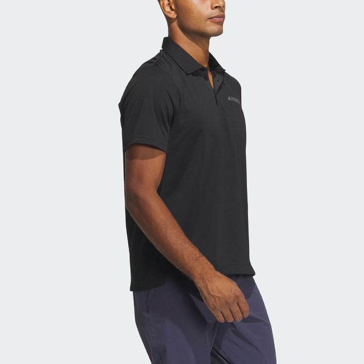 Adidas Basic Polygiene Polo Shirt Men Tops Black IS0300
