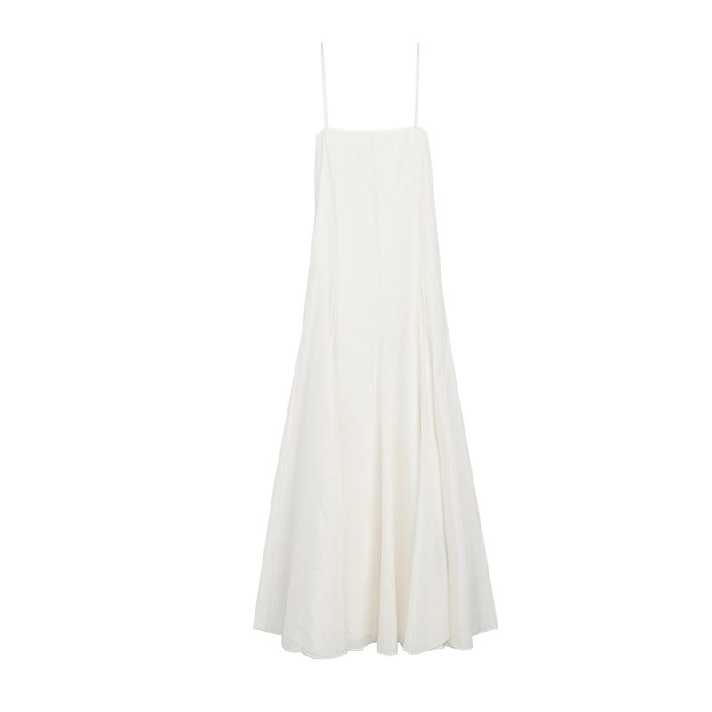MD Summer New Arrival Women's Clothing Island Vacation Style Gentle Drape Mid Length Long Length Sling Dress 6639530