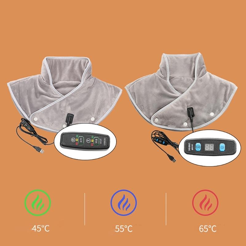Neck Heater Pad Electric Heating Pad USB 5v2a 8W Efficient for Tension Relief with 3 Temperature Setting Adjustable