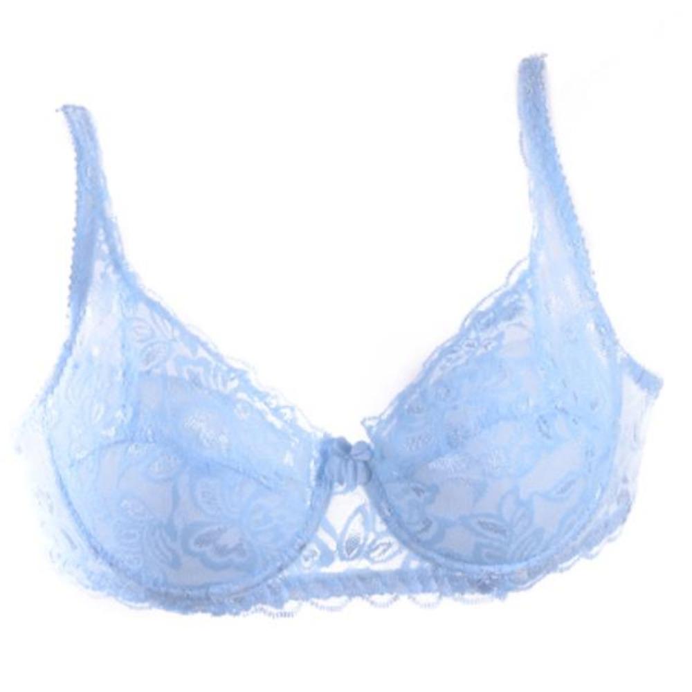 Women's Sexy Lingerie Underwear Ultra-thin Cotton Lace Bra Deep V Push-up Bra Breathable Sexy Bra