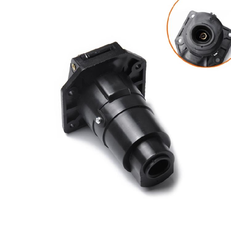 12V 7 Way Round Standard US Car Plug Connector with Plastic Cap 7Pin Socket Plug